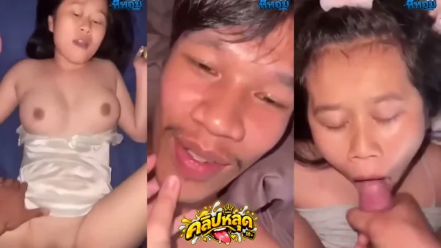 คลิปหลุดทางบ้าน สาวเหนืออวบยิ้มหวานนอนไถโซเชียล ควยมาเสิร์ฟเสียบช้าบรรจงครางน่ารัก คลิปหลุดบ้านๆ